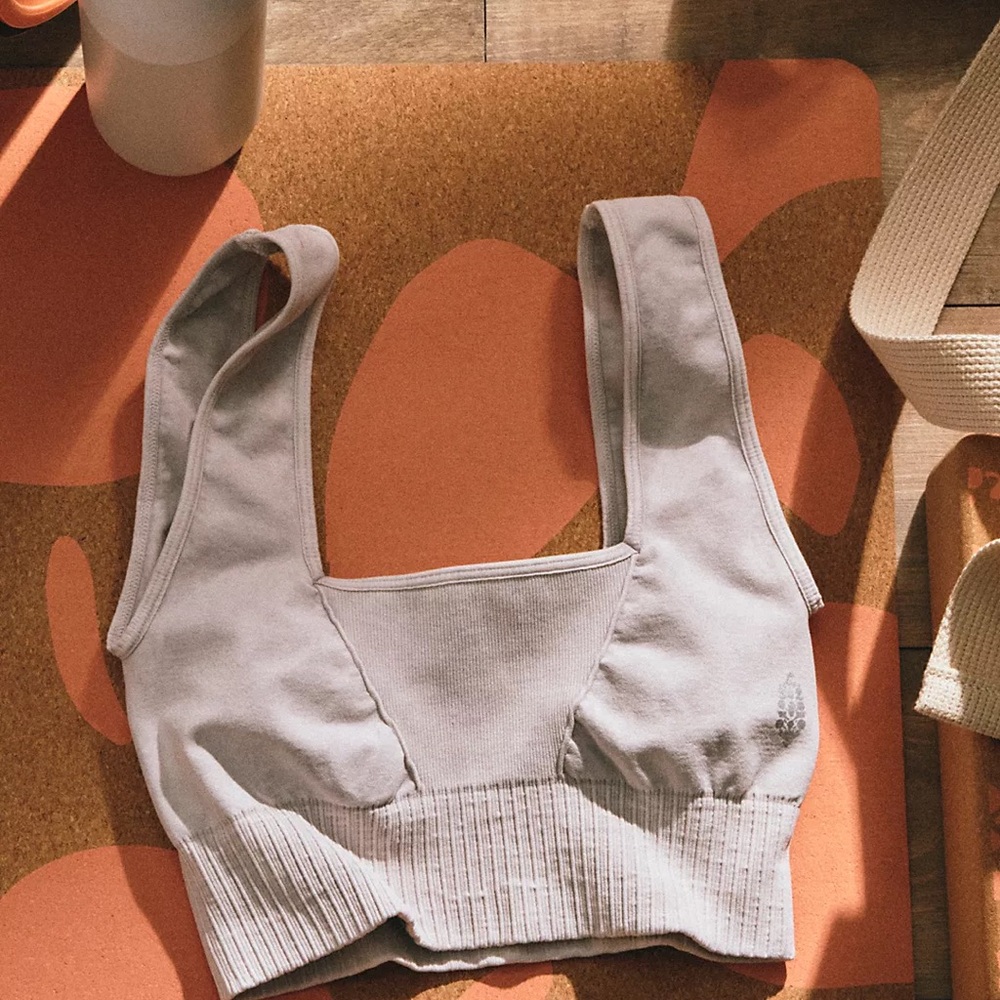 Free People Good Karma Square Neck Bra